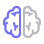 coding icon brain coding icon brain